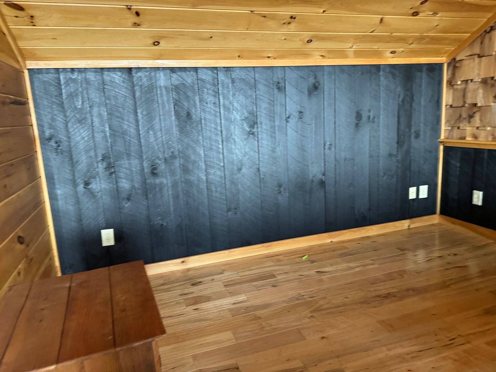 Cabin Accent Walls & Cabinet Painting: photo 3 of 6