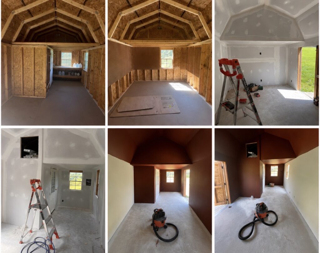 Interior Painting and Shed Remodel in Blue Ridge — blue ridge ga